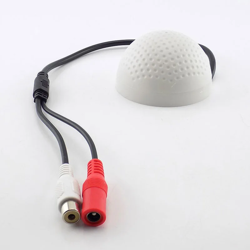 CCTV Микрофон Форма «гольф» аудиоприёмник высокой чувствительности DC 12V мониторинг звука прослушивание устройство домашняя видеокамера K09