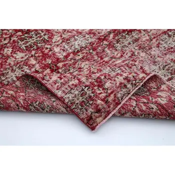 

170x265 Cm Red Handmade Bohemian Rug-6x9 Ft