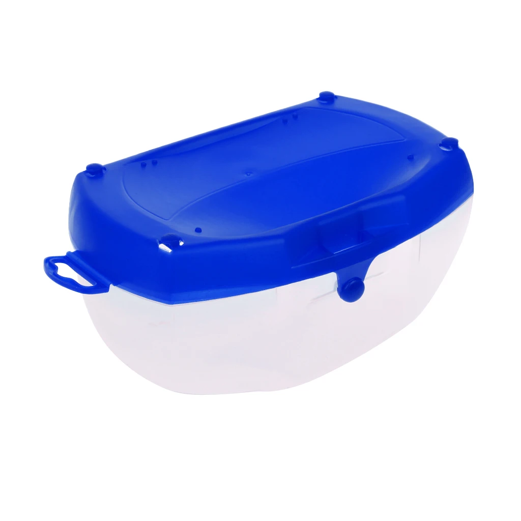 Portable Plastic Diving Mask Storage Box Snorkel Swimming Glasses Goggles Hard Case Scuba Dive Gear Protective Container