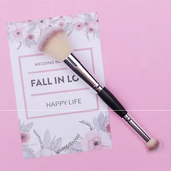 

1Pc Professional Double Head Eyeshadow Brush Facial Foundation Blush Brushes Multifunction Makeup Tools For Women