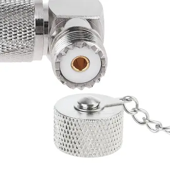 

Waterproof Cover with Chain Protective Cover Dust Cap for N Female Connectors Adapters Accessories