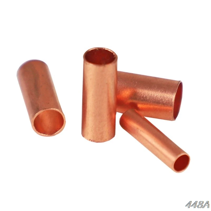 

230PCS Copper Connecting Pipe Wire Joint Copper Tube 1.5/2.5/3/4/5/6/7/8mm 448A