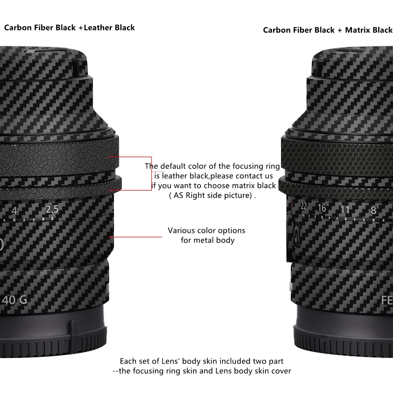 Adesiva de Lente para Sony Protetor de Lente Película 40mm F2.5 Anti-risco Capa Adesiva Sel40f25g 40 2.5g fe - Image 4