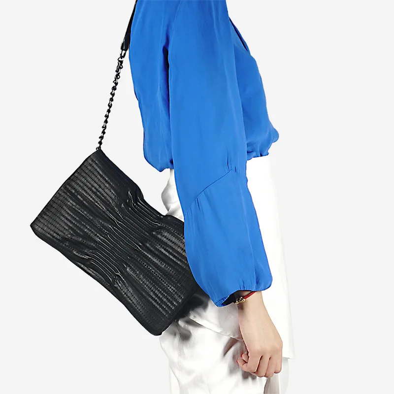 

Bag women fashion personality chain small square bag line fold bow shoulder Messenger bag luxury handbags women bags designer