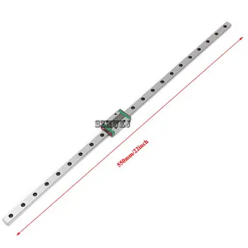 

1PCS 550mm Miniature CNC Linear Rail Sliding Motion Mini Slide Rail Linear Guide W/ MGN12H Sliding Block for CNC 3D Printer DIY