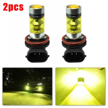 

2020 H11 H8 H9 LED Headlight Bulbs Hi/Lo Beam 3000K Yellow Fog Lights 100W LED Light Bulbs