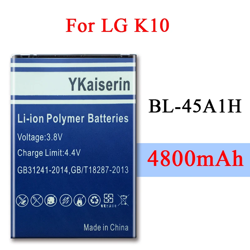 Новый 4800 мА/ч BL 45A1H Батарея для LG K10 F670L F670K F670S F670 K420N LTE Q10 K420 замены батареи сотового
