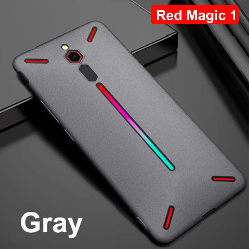 Для zte Nubia Red Magic 1 3 3 s Чехол magic3 Rock sand силиконовый скраб мягкая задняя крышка для red magic 3 s 3 s NX609J NX629J shell - Цвет: Red Magic 1