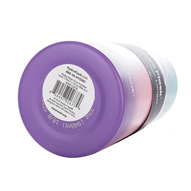 Термос для воды из изолированной нержавеющей стали дорожная кружка с широким