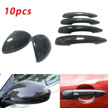 

Side Rearview Mirror Cover Sticker Trim Decal Decoration.exterior Portable