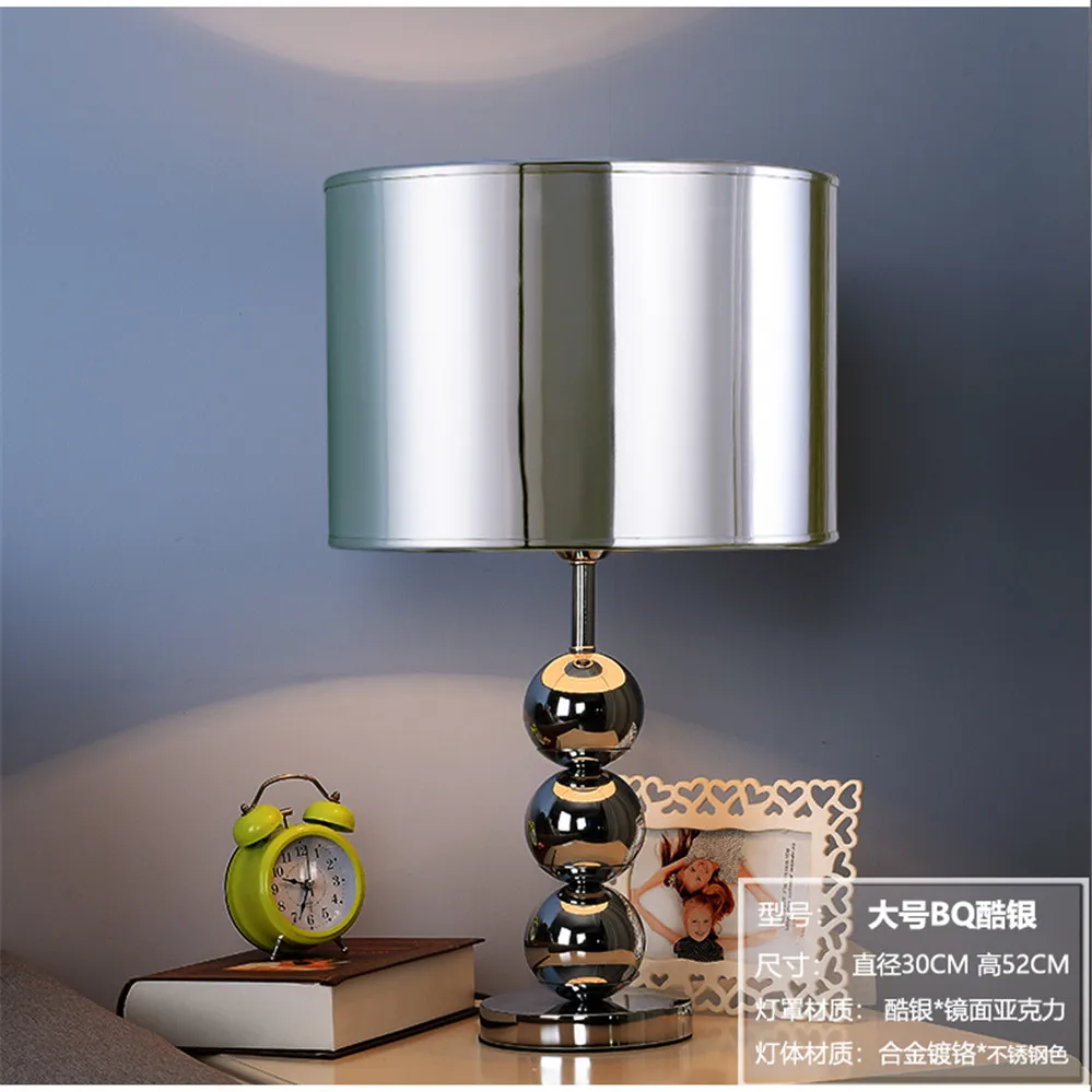 lont Voorafgaan Verheugen Modern Metal Table Lamps | Silver Metal Table Lamps | Modern Silver Table  Lamp - Table Lamps - Aliexpress