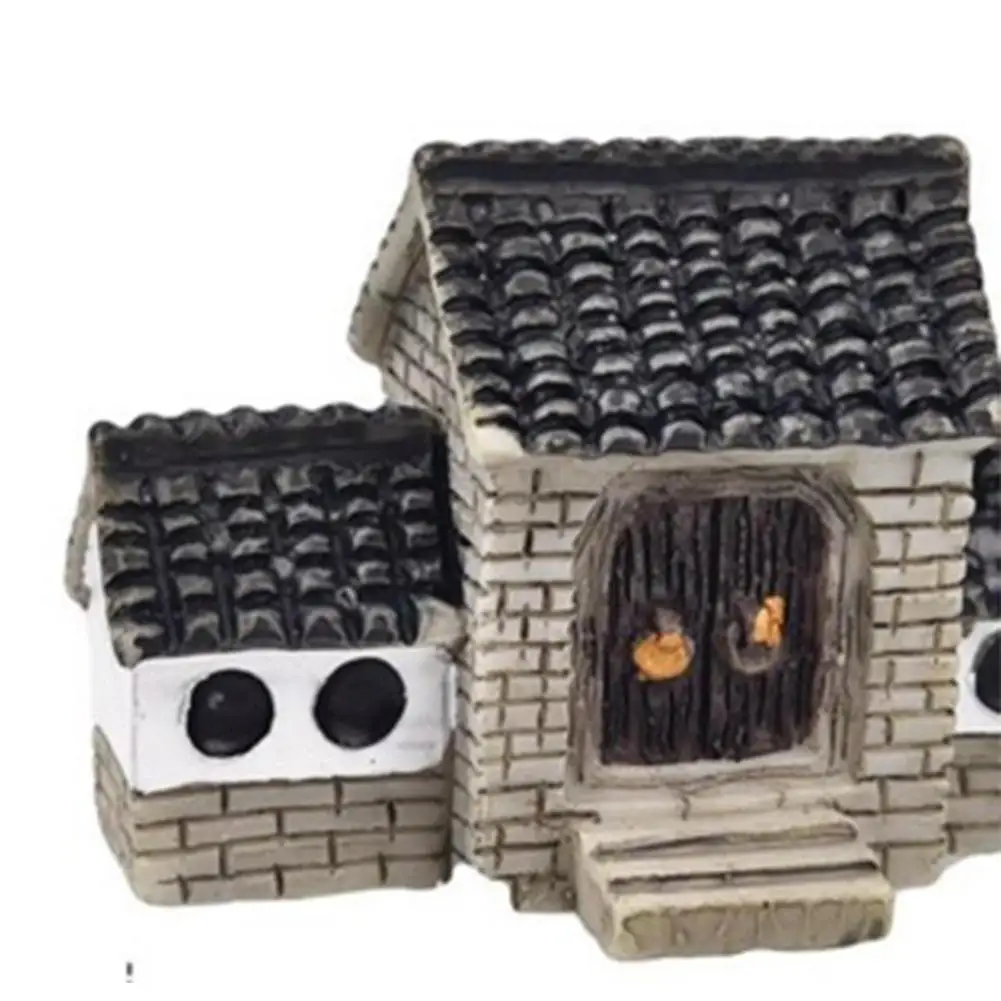 

GloryStar Mini Ancient House Archway Micro Landscape Decor Ornaments Crafts