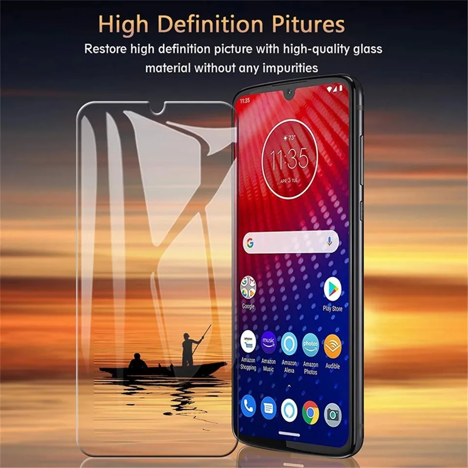 5 шт./10 шт. закаленное стекло Защита экрана для Moto G7/G6/G5/G5S/G4/Plus/Play/Power 9H 2.5D защитная