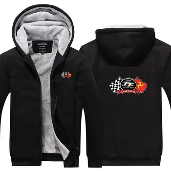 

NEW 2020 Brand top Isle of Man TT hoodie motorcycles Team Men for MOTO Hoodies Casual men Zipper Hoodies jacket M