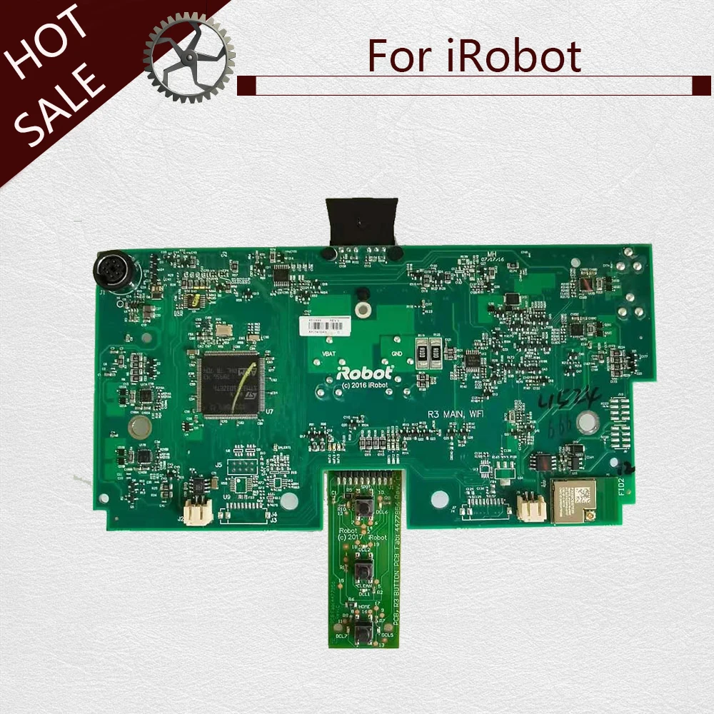 Placa-mãe PCB para iRobot Roomba 690 Aspirador, Substituição, Placa de circuito, Mainboard com função de temporização