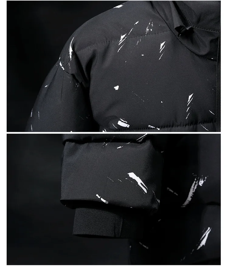 [Special Section] Extra Large MEN'S Coat Cotton Coat Winter Thick Warm Mid-length Large Size Lard-bucket Loose-Fit