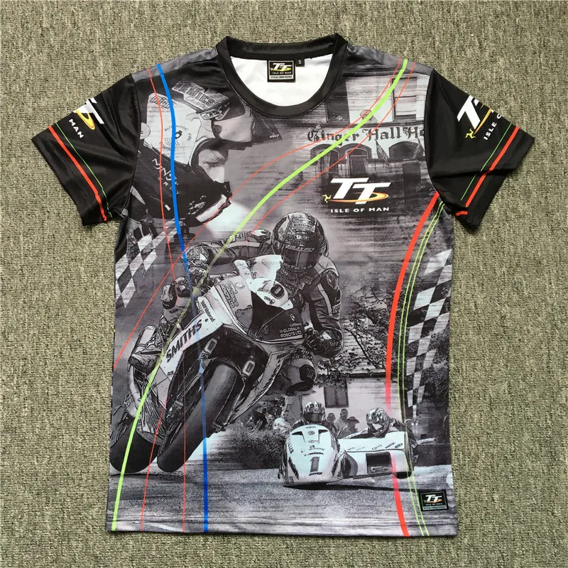MOTO GP TT гоночные футболки Isle Of Man мотоциклетные дорожные гонки с коротким рукавом мужские футболки летняя футболка