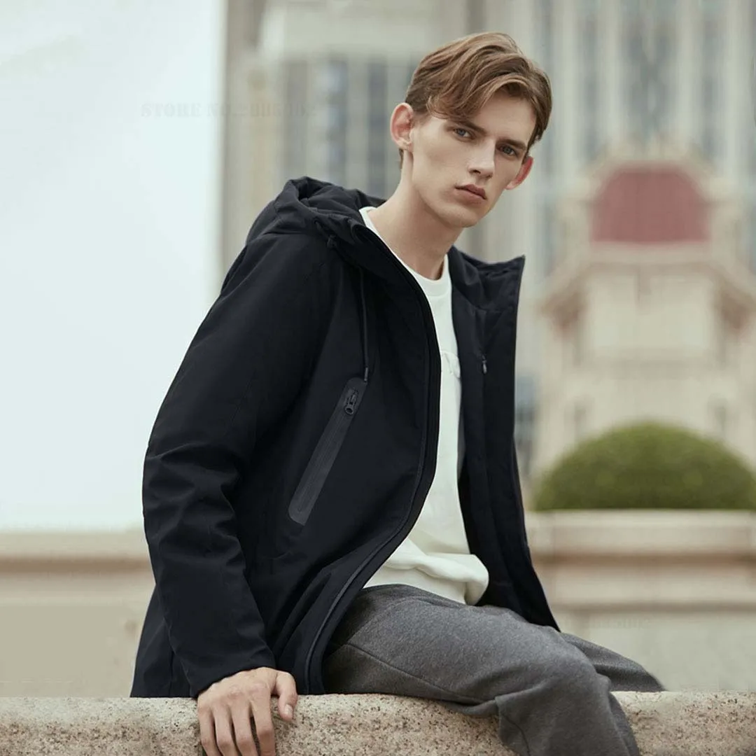  Xiaomi New Winter heating down Men jacket smart temperature control jacket goose down clothes washa