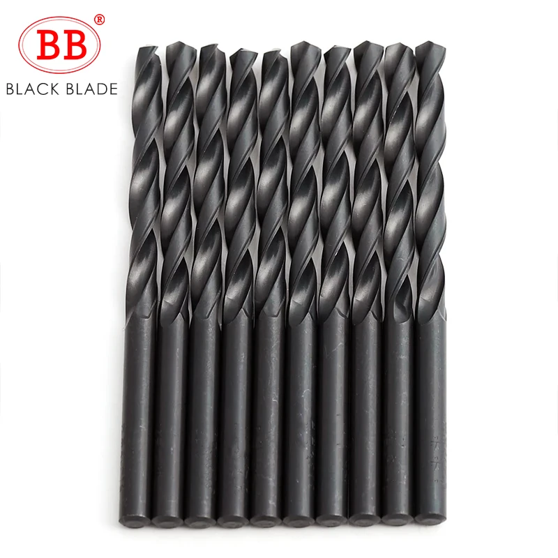 M42 Black Oxide BB HSSE Cobalt Twist Drill Bit Black Oxide M35 M42 for Metal Stainless Steel 10PCS - Цвет: M42 Black Oxide