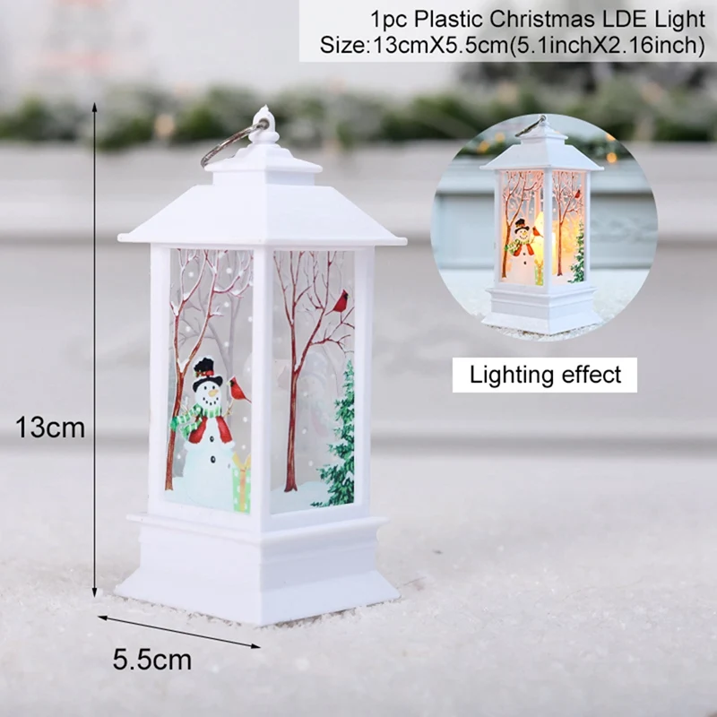 Christmas Lantern Night Light Merry Christmas Decoration For Home