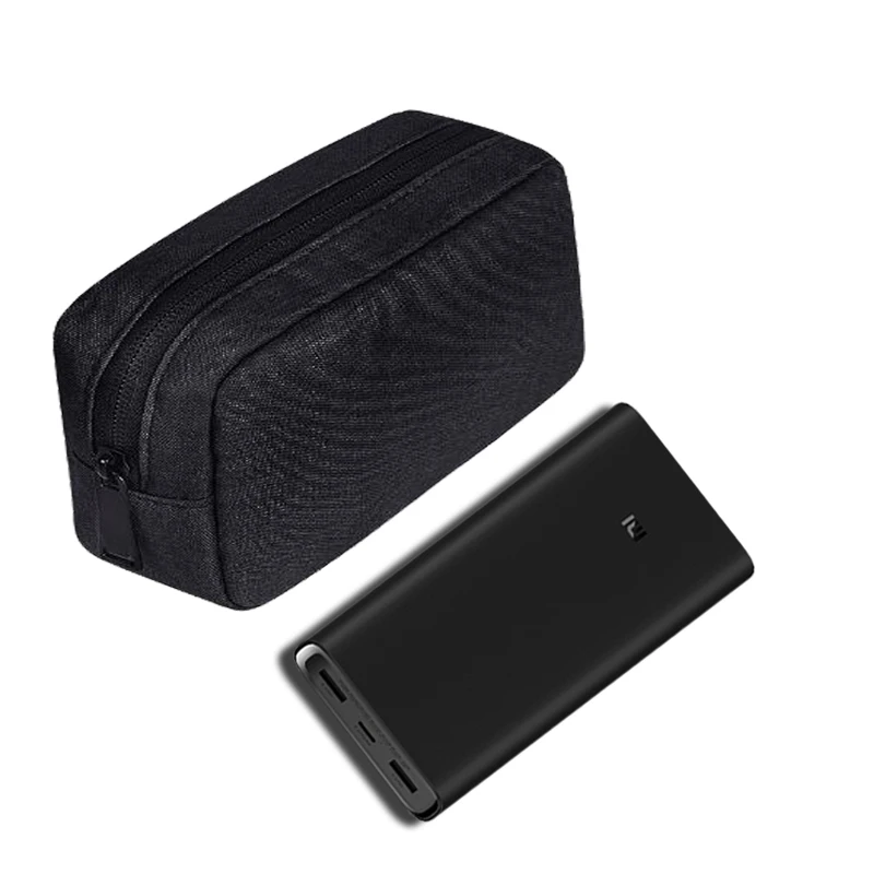 Новая мягкая холщовая дорожная сумка портативный чехол для Xiaomi Mi Power Bank 20000 мАч 2C