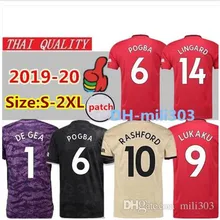 Джерси для футбола «Манчестера Юнайтед» LINGARD RASHFORD MARTIAL POGBA ALEXIS FRED для взрослых jersey LUKAKU Соединенные Джерси