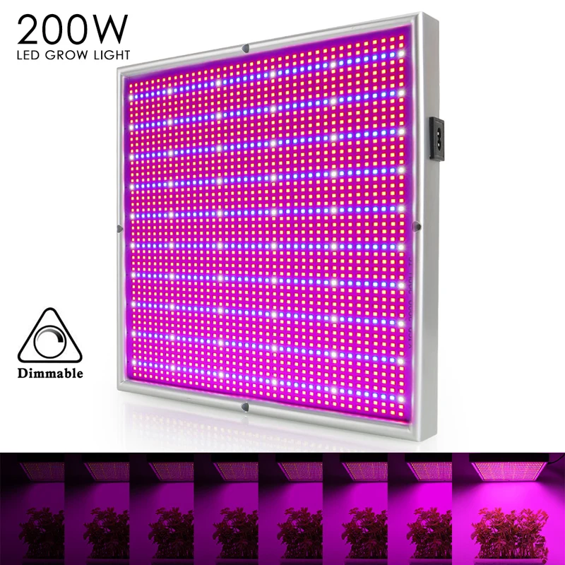 120W 1155Red+ 210Blue AC85~ 265V Светодиодный светильник для выращивания растений, лампы для цветения растений и гидропоники, внутренний светодиодный фитоламповый светильник