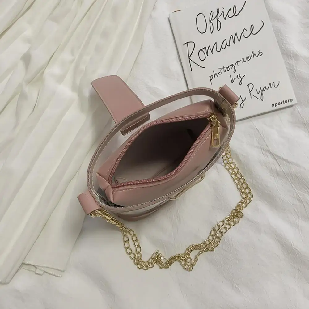 Crossbody сумка-мешок прозрачный дикая Сумка-почтальон, сумка через плечо, модные сумки для женщин женские сумки из натуральной кожи прозрачный пакет