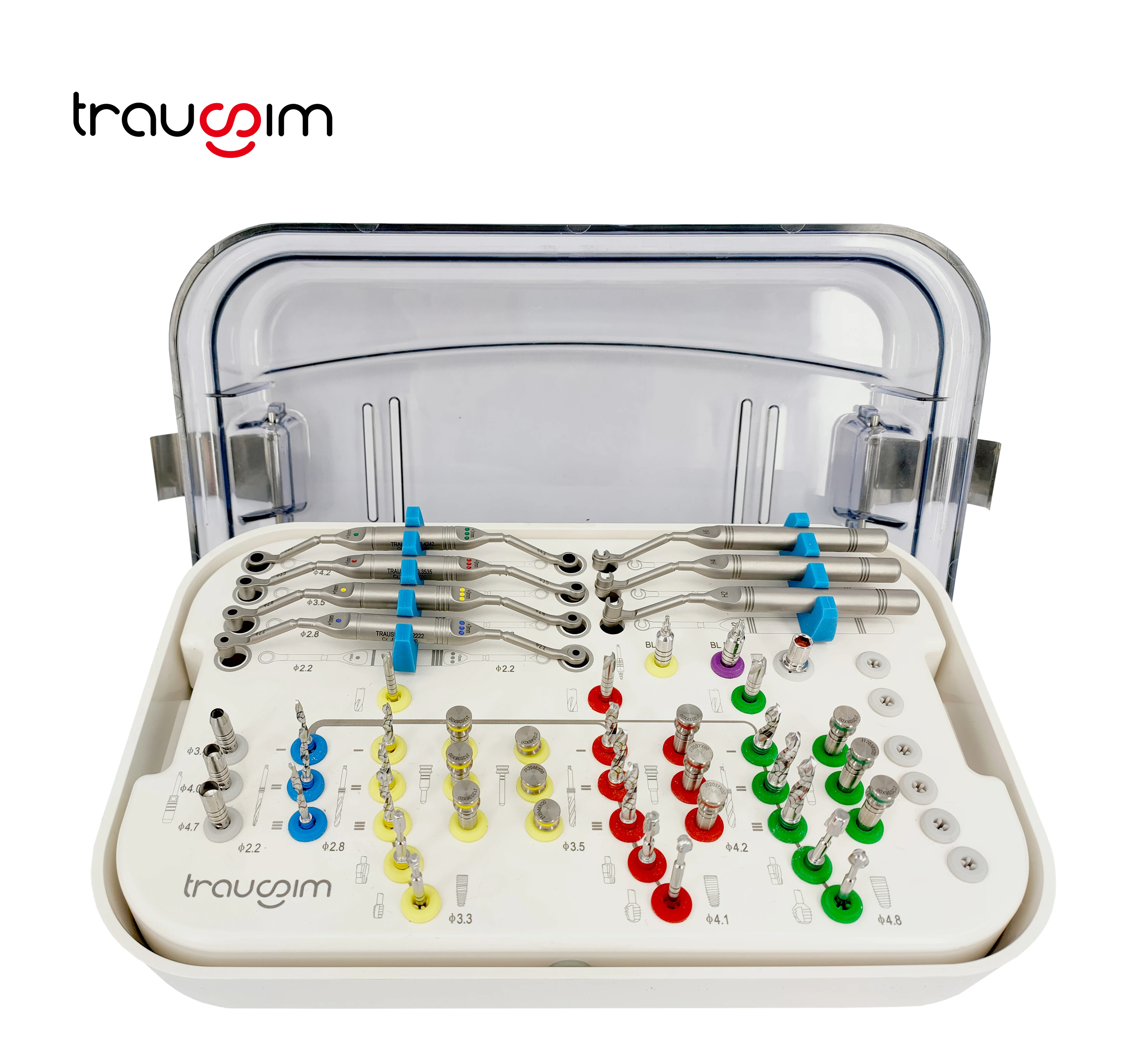 trausim tooth implant digital surgical guide kit straumann blt bone
