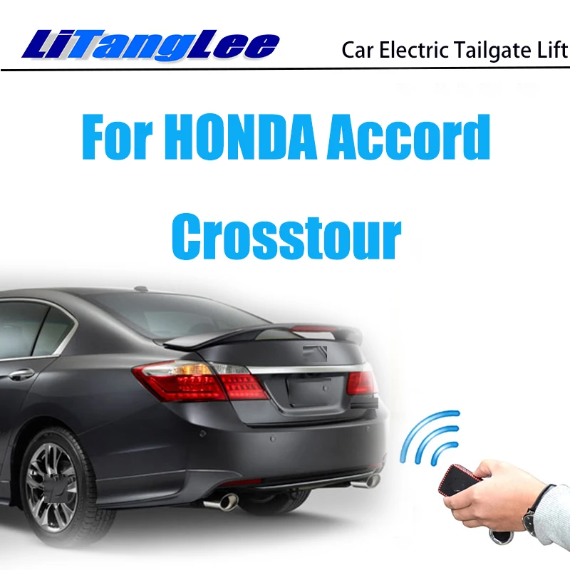 

LiTangLee Car Electric Tail Gate Lift Trunk Rear Door Assist System For HONDA Accord Crosstour 2009~2015 Remote Control