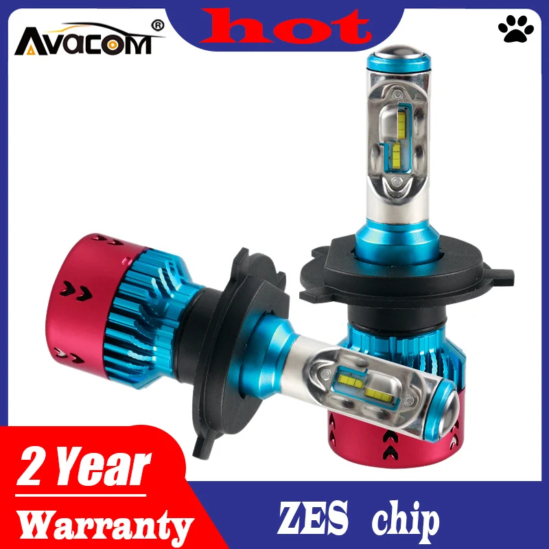 Avacom H7 H4 светодиодный 16000lm автомобиля лампы 12V H15 H1 9005/HB3 9006/HB4 9012/Hir2 зэс чип 70 Вт 6500 к