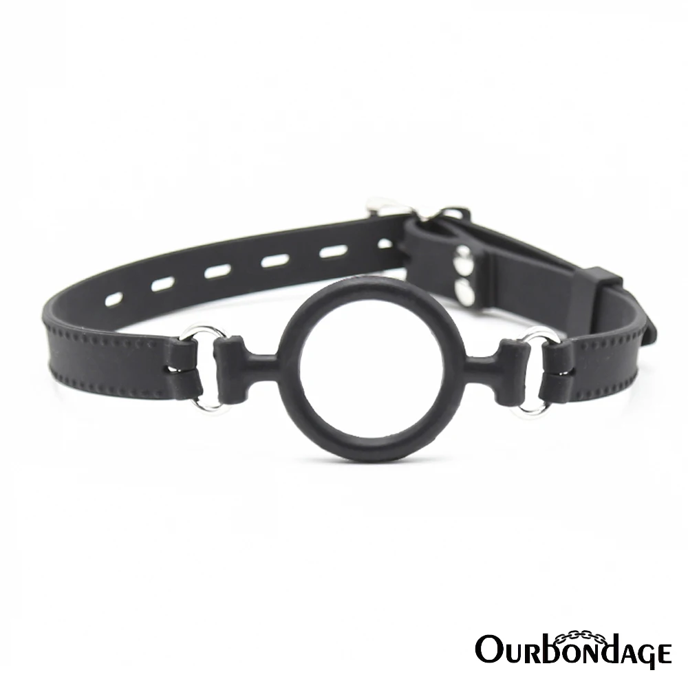 Ourbondage Silicone O Ring Mouth Gag Oral Fixation Silica gel Belt Band Restraints Sex Toys For Men Women And Couples | Красота и