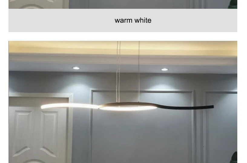 Минималистичный современный светодиодный светильник для гостиной, столовой, кухонной комнаты, белый черный светодиодный светильник для дома