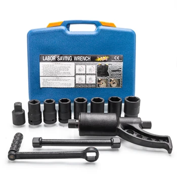 

Heavy Duty Extension Sockets Torque Multiplier Set Wrench Labor Saving 4ps Sockets Black