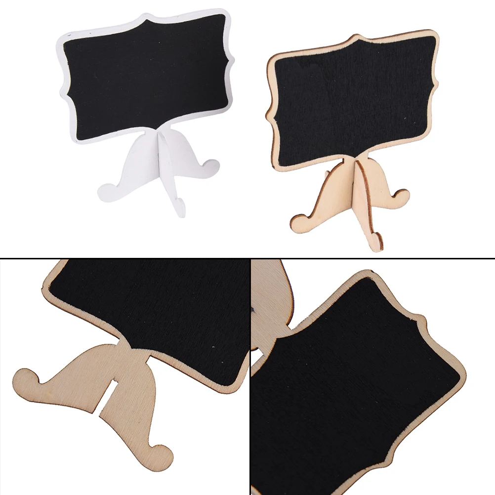 Mini Wooden chalkboards Message board Teaching Stationery  Blackboard Message Table Wedding Party Decor