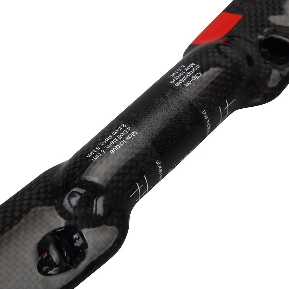 BALUGOE Particle paint design Carbon full handlebar bent bar carbon fiber road bike handlebar 3K 40/42/44 cm Internal cable