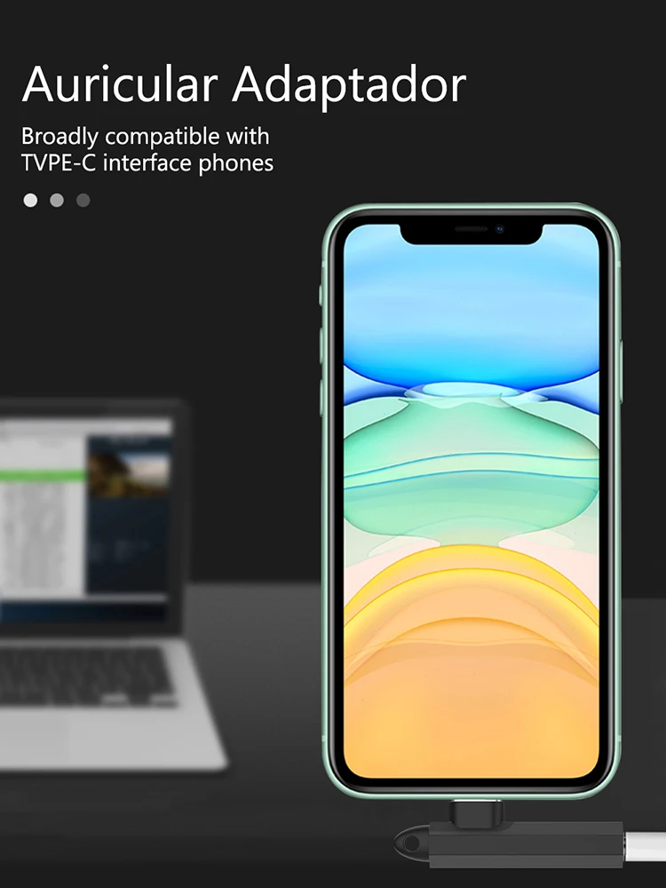 3,5 мм телефонный адаптер аудио наушники сплиттер для samsung S9 huawei P30 Xiaomi Redmi type-C до 3,5 мм AUX аудио кабель с цепочкой