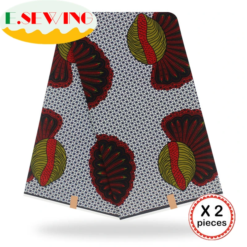 Анкара африканская вощеная ткань принтом 12 ярдов хлопок настоящий голландский воск Гана нигерийский стиль для шитья африканские платья одежда 08