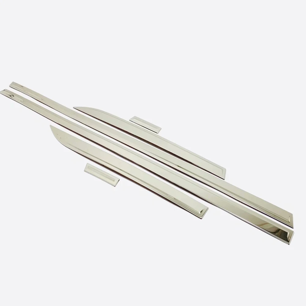 

For Volkswagen VW Golf 8 MK8 R 2021 2022 Stainless Steel Side Door Body Molding Trim Cover Line Garnish Protector Accessories