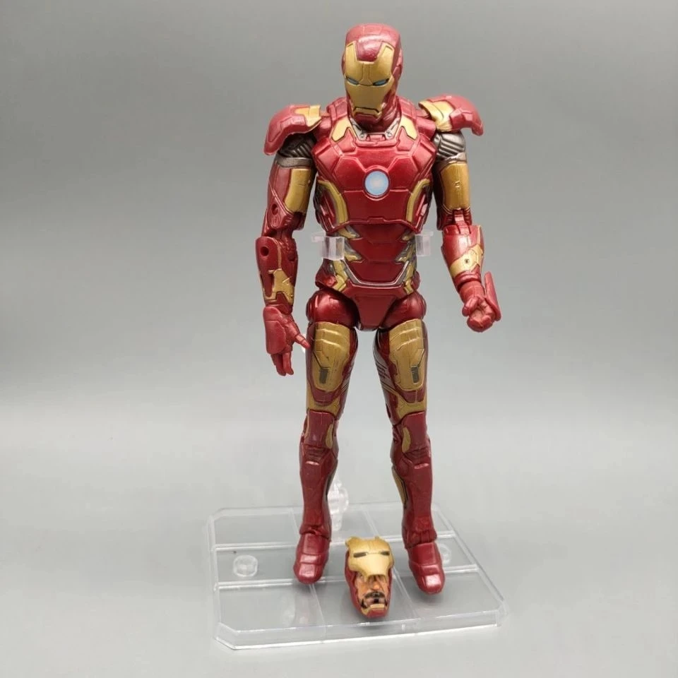 Armure Iron Man Taille Réelle Marvel legend – armure Ironman Mark MK 43 avec support, figurine d'action  ample de 6 pouces | AliExpress