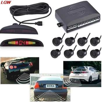 

Automotive electronic Parktronic LED parking sensor with 8 sensors, parking sensor, parking sensor monitoring system display