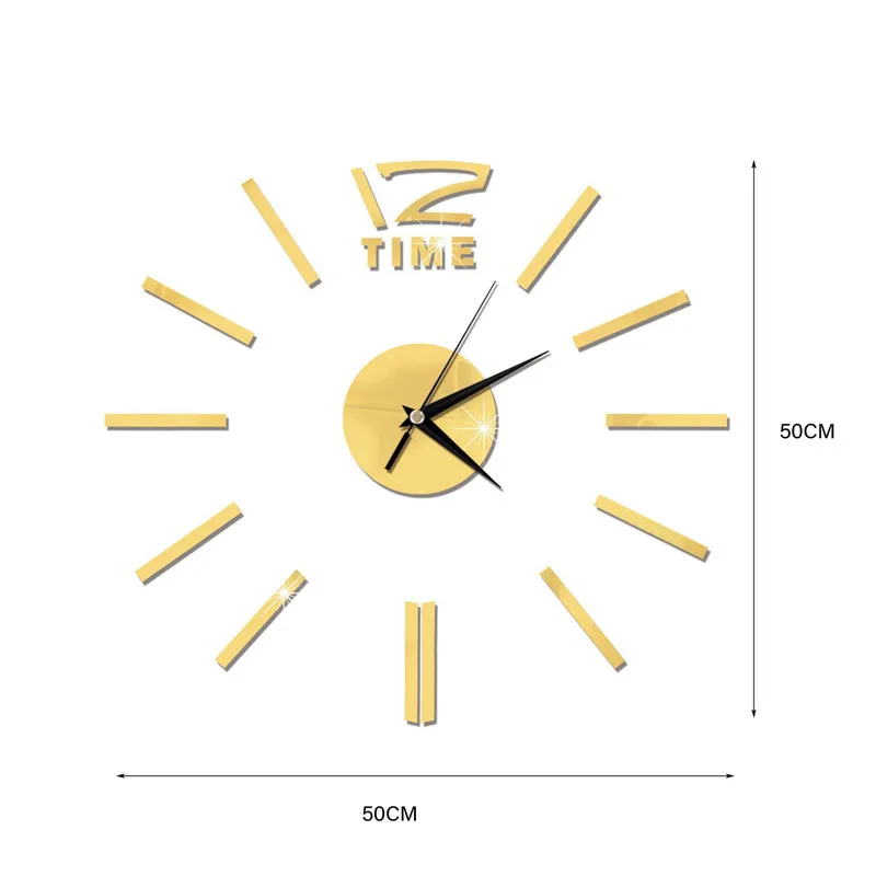 Стильные настенные часы творческие наклейки на стену ТВ аксессуары для дома 2019