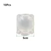 10Pcs Clear 5cm