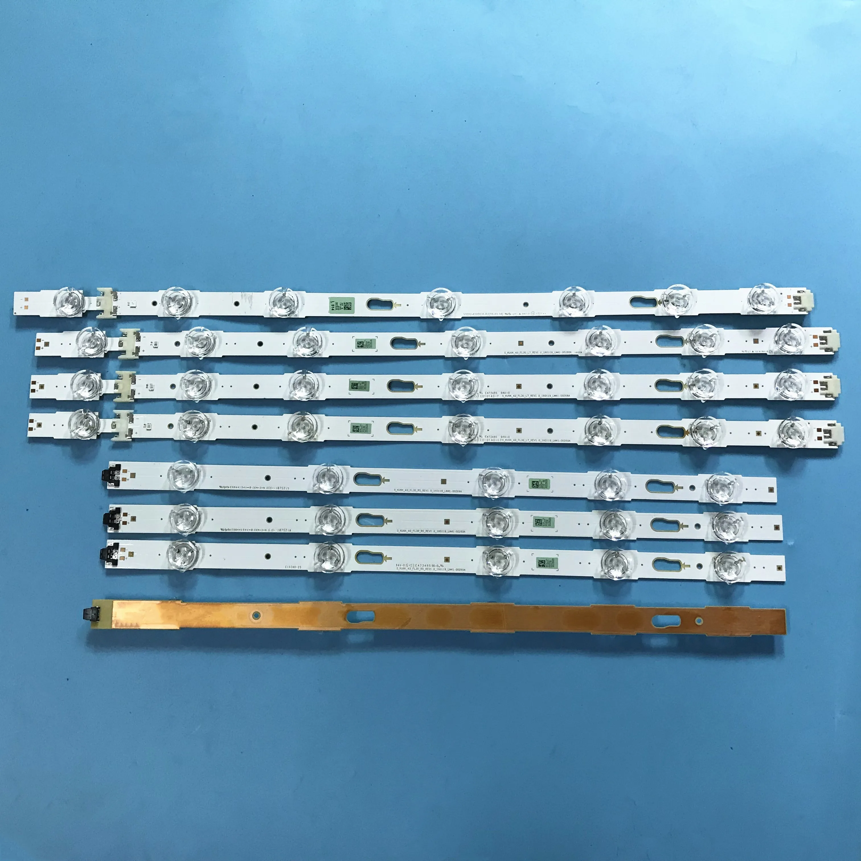 Светодиодный ная подсветка для UE43KU7000 UE43MU7000 BN96-39781A BN96-39782A V6DU-430DCA-R2 V6DU-430DCB-R2 CY-GK043HGAV1H