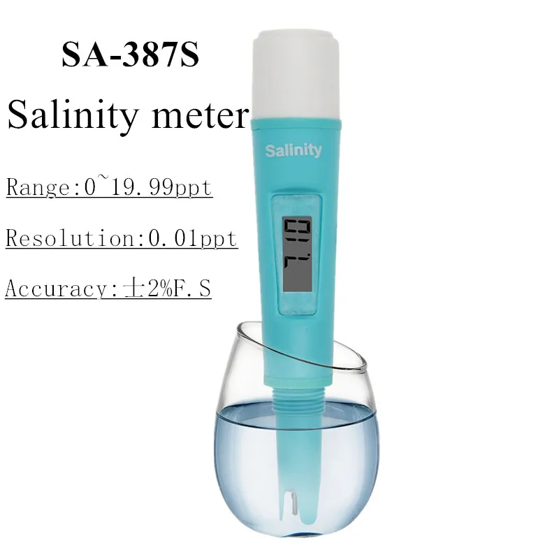 SA 387S Salinity meter Waterproof Salinometer Halometer Salt Gauge Salty Brine Seawater Food