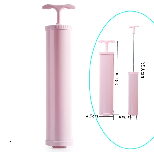 hand pump Мультяшные вакуумные сумки Doraemon для упаковки одежды, Домашний Органайзер, дорожная сумка для хранения, компрессионная сумка с клапаном, одежда, ручной насос на молнии - Цвет: hand pump