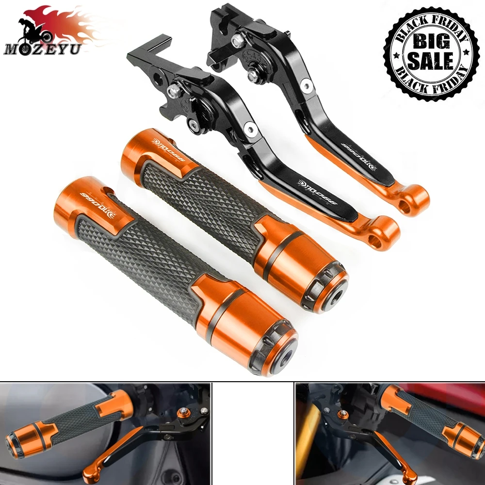 Для KTM 990 SUPER DUKE 2005-2012 2011 2010 2009 2008 2007 2006 мотоциклетные ручки тормоза и сцепления, обработанные на станке с ЧПУ и рукоятка ручки велосипеда