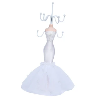 

Princess Dress Jewelry Rack Earring Necklace Jewelries Stand Display Holder