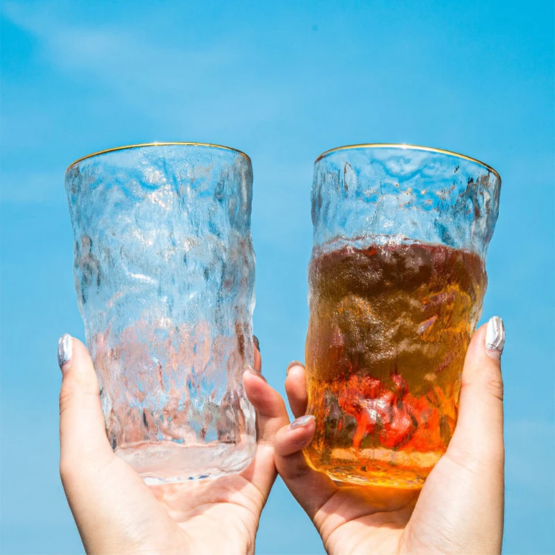 Frosted Glass Cup Glacier Tumbler Lead-Free Heat Resistant Transparent Crystal Multi Pattern Drinkware 14 Frosted Glass Cup Glacier Tumbler Lead-Free Heat Resistant Transparent Crystal Multi Pattern Drinkware