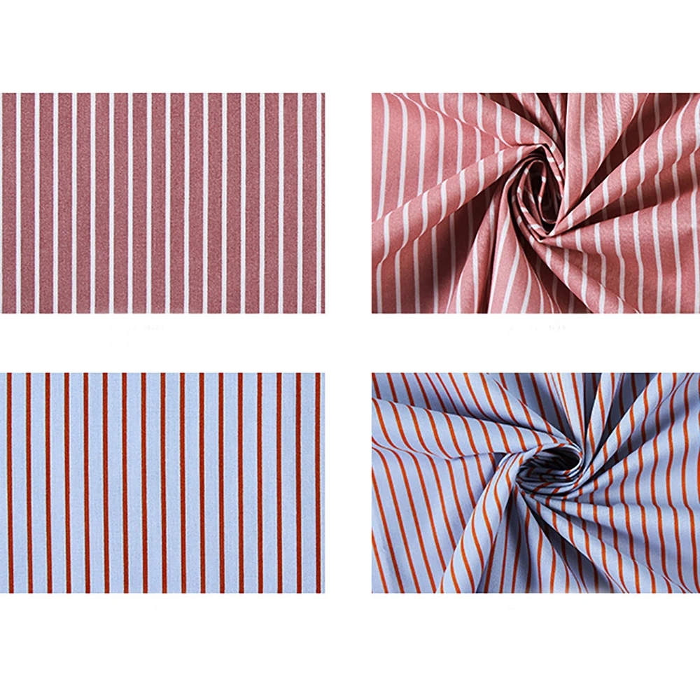 Lychee Life 50x142 см Ткань в полоску модные красочные ткани Ручное шитье для поделок одежда поставки украшения